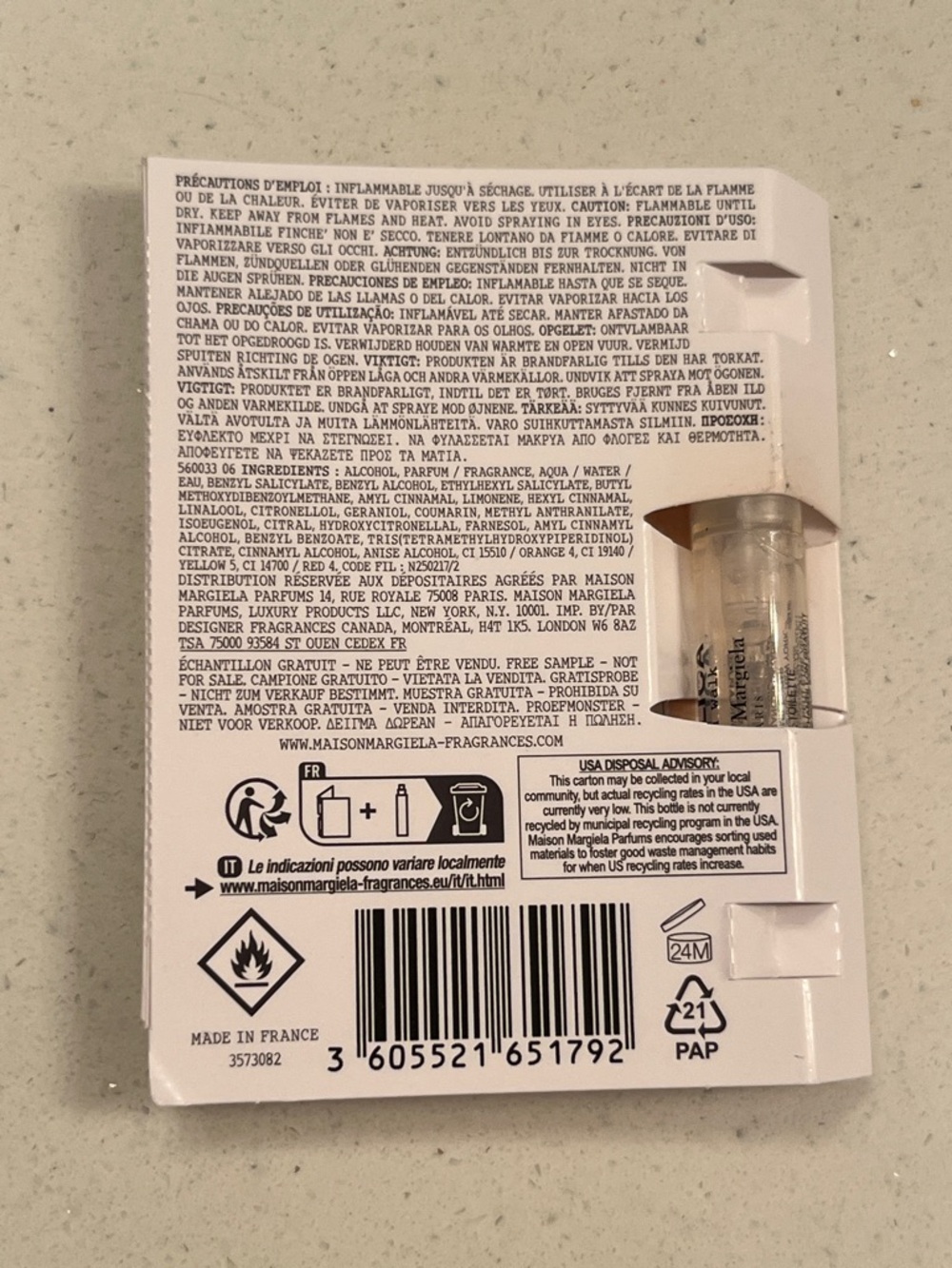Maison Martin Margiela Replica Beach Walk New travel sprays GWP - Picture 3 of 4